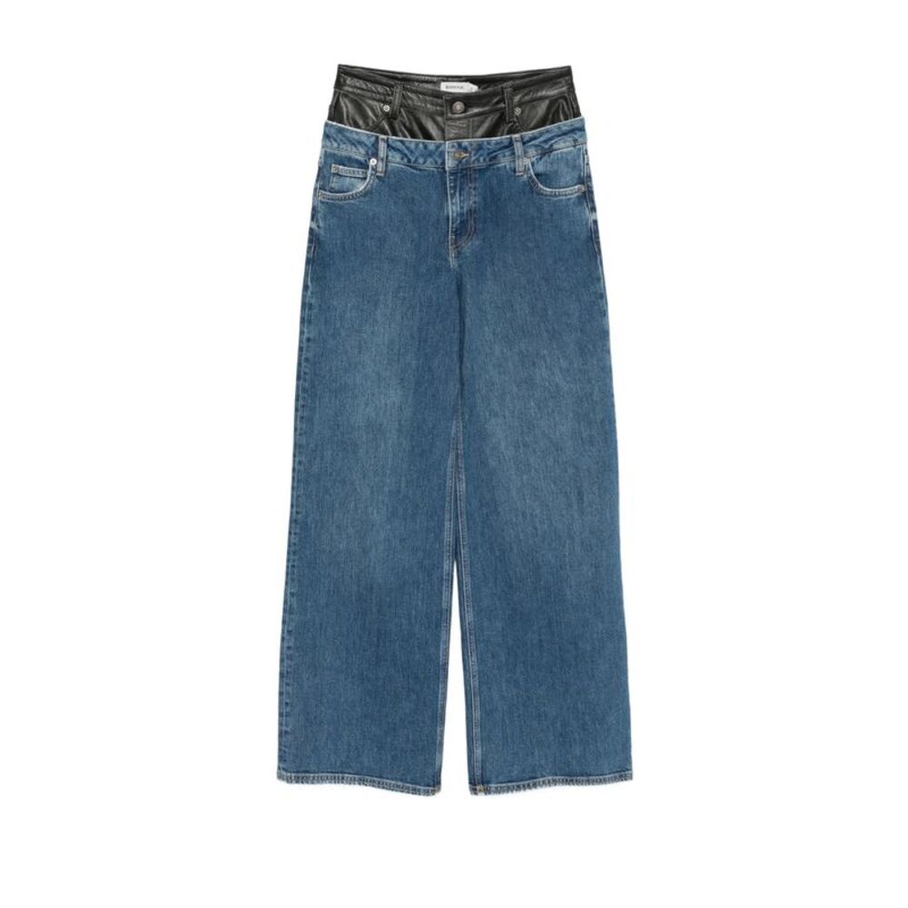 Simkhai Blue Denim - Straight-Leg Jeans Women